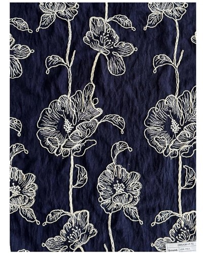 Chunky Cord Brodery Stoff